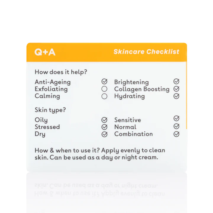 Q+A Vitamin C Radiance Face Cream 001